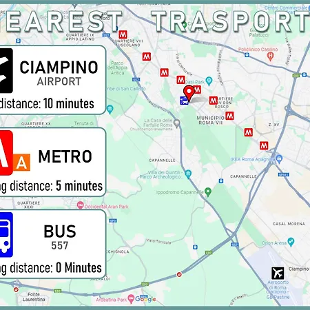 Apartmán Aqva Parco Degli Acquedotti