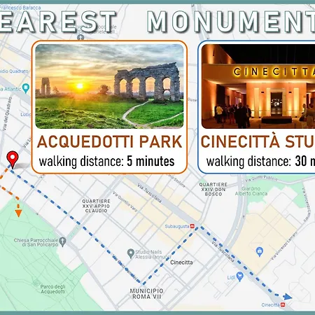 Apartament Aqva Parco Degli Acquedotti